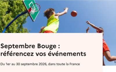Septembre Bouge 2026 : un mois dédié à l’activité physique et au bien-être pour les artisans et entreprises d’Île-de-France